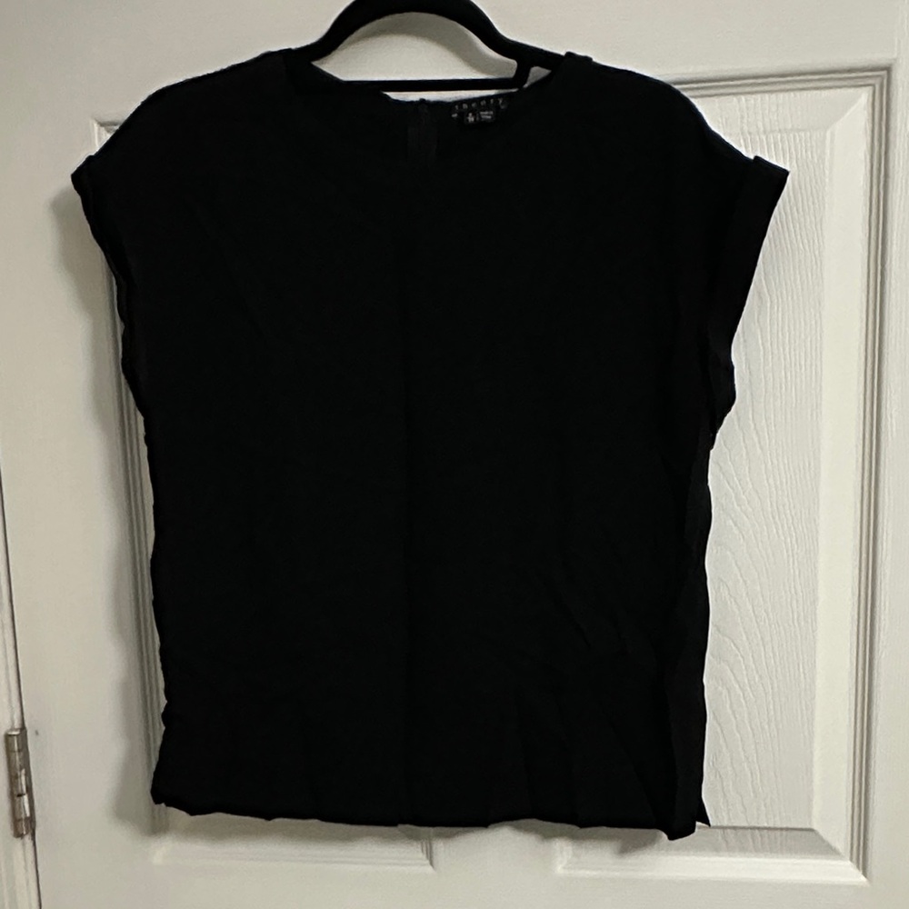 Theory Black Short Sleeve Tee